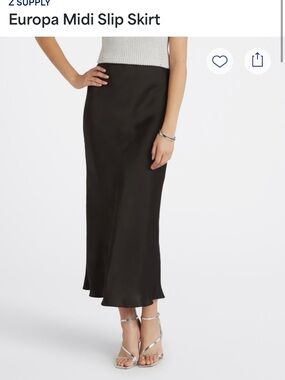 Z Supply Europa Midi Slip Skirt